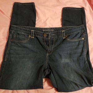 Maurices Size 24W Long Skinny Jeans